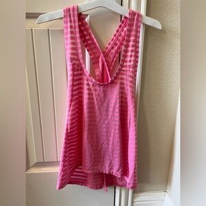 ZYIA Active Pink Nimbus Split Back Women’s Athletic Tank Top - size XS